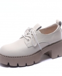 Zapatos de mujer hechos a mano de verano 2022, zapatos de tacón grueso con plataforma de cuero genuino de vaca 100, zapatos info