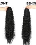 Hairstar Long Kinky Curly Ponytail Synthetic Drawstring Ponytail 30inch Chip In Hair Extension For Women Natural Looking
