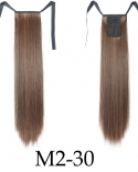 24inch Synthetic Hair Fiber Heat Resistant Straight Hair With Ponytail Fake Hair Chip In Hair Extensions Pony Tail Wigs