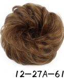 Hair Bun Extensions Messy Curly Elastic Hair Scrunchies Hairpieces Synthetic Chignon Donut Updo Hair Pieces For Women Gi