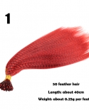 خيوط تلوين هيرستار لتطويل الشعر بألوان قوس قزح كاذبة فوق رأس ريش تلوين مزيف للشعر الاصطناعية Cl