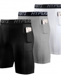 2022 מכנסי דחיסה קצרים גברים בגדי ספורט קיץ גרביונים אימון חדר כושר חותלות כושר מכנסיים קצרים תחתוני ספורט ריצה