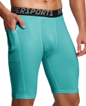 2022 Compression Shorts Men Summer Sportswear Training Tights Gym Fitness Leggings Short Pants Sport Bottoms Running Sho