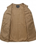 Chaleco de pesca de algodón con múltiples bolsillos para hombre, chaqueta sin mangas informal para exteriores, chaleco de fotógr