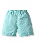 4 peças roupas infantis para bebês menino cavalheiro camisa manga curta tops calças sólidas shorts roupas conjunto conjuntos de 