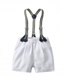 Summer Baby Romper Clothes Flamingo Romper  Bow  Shorts  Belt Newborn Clothing Boy Party Birthday Costume 3 6 9 12 18