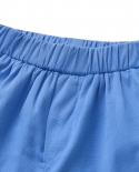 Ropa de verano para caballero para niños, Tops de solapa sólida con bolsillo, pantalones cortos azules, nuevos conjuntos 2022 pa