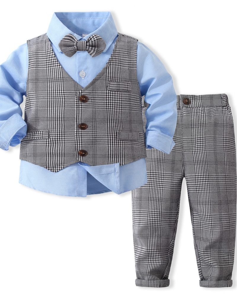 Trajes con chaleco deals para niños