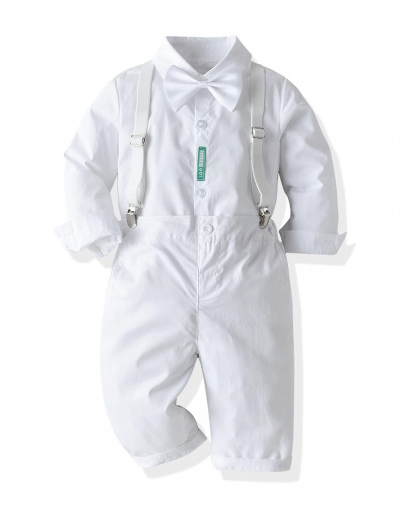 Traje blanco sales para bebe