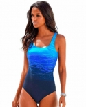 كبيرة الحجم قطعة واحدة ملابس السباحة الإناث النساء خمر ملابس السباحة عالية الرقبة ضمادة متقاطع الظهر قد السباح Monokini Xxl