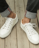  Breathable Brand Men Casual Sneakers Classic Outdoor White Couple Shoes Real Soft Leather Lace Up  Handmade Student Loa