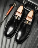 Formal Shoes Men Loafers Slip On Luxury Genuine Leather Handmade Classic  British Style Fashion Oxfords Breathable Offic