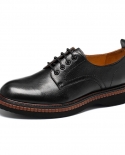 Luxury Italian Men Formal Shoes Genuine Leather Handmade Round Toe Classic British Trend Designer Oxfords Office Social 