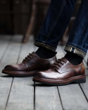 حذاء رسمي رجالي إيطالي فاخر مصنوع من الجلد الطبيعي مصنوع يدويًا بمقدمة مستديرة كلاسيكي بريطاني مصمم Oxfords Office Social