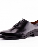Flat Italy Handmade Red Oxfords For Men Luxury Genuine Leather Fashion Design Men Dress Shoes Black Wedding Footwear Squ