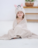 Nouvelle cape pour enfants Serviette de bain en polyester pour enfants Couverture en forme de bébé animal