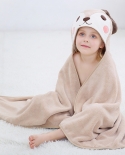 عباءة للأطفال بغطاء للرأس منشفة استحمام للأطفال لحاف صغير على شكل حيوان