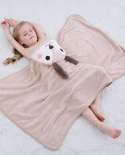Childrens Hooded Cloak Baby Bath Towel Small Quilt Animal Style