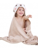 Manto com capuz infantil toalha de banho para bebê pequena colcha estilo animal