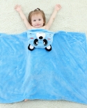 Novo cobertor para casa de bebê infantil cor sólida colcha animal