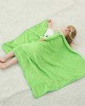 Toalha de banho absorvente de secagem rápida toalha de praia infantil colcha para embrulhar bebê cor sólida