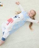 Childrens Split-leg Sleeping Bag Anti-kick Quilt Middle Childrens Super Soft Air-conditioning Suit Pajamas