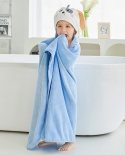 Roupão de banho infantil Toalha de banho absorvente de secagem rápida