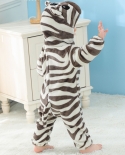 Flannel Childrens Jumpsuit Childrens Outing Pajamas