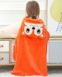 Coperta per animali tinta unita per bambini Asciugamano con cappuccio per bambini Trapunta per aria condizionata