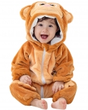 Baby Animal Romper Childrens Pajamas Jumpsuit Monkey