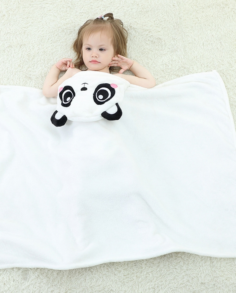 Childrens Home Air Conditioner Quilt Baby Solid Color Cute Hug Quilt Animal-shaped Blanket