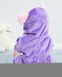 Michley Baby Onesie חליפת פלנל לילדים בגדי תינוקות רומפר לתינוקות