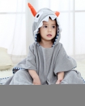 Childrens Cotton Bath Towel Baby With Hooded Beach Towel Soft And Comfortable