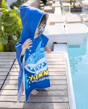 Linda toalha de banho infantil praia natação toalha de banho roupão de banho de algodão roupão de férias manto de bebê