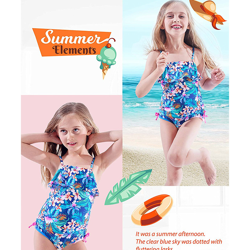 Children's One Piece Printed Sling Swimming Suspender Swimsuit - Expore  China Wholesale Swimwear and Bikinis, Kid Swimwear, Swimsuit