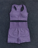Fitness Women Yoga Set Women Gym Clothing Sportswear Seamless Crop Shirt Bra Top High Waist Leggings Pants Workout Sport