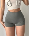 2022 Spandex Fitness Shorts Female Tight Cycling Shorts Yoga Shorts Breathable Sport Pants High Waist No Awkward Lines H