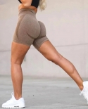 2022 Contour Seamless Shorts For Women Push Up Booty Workout Shorts Fitness Sports Short Gym Clothing Summer Yoga Shorts