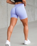 2022 Scrunch Seamless Shorts Women Workout Gym Shorts High Waist Booty Yoga Shorts Push Up Gym Stretchy Summer Sports Sh