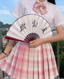 Zoki Plaid Women Pleated Skirt Bow Knot Summer High Waist Preppy Girls Dance Mini Skirt Cute A Line Harajuku   Faldasski