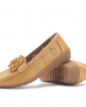 Sandalias de moda para mujer Verano Nuevo estilo Tacón de cuña Fondo grueso Cómodo Casual Hollow Bow Peas Shoes 44 Womens Sh