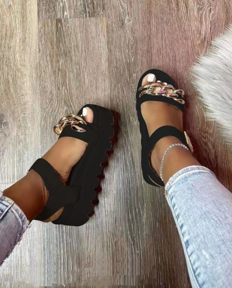 Sandalias planas sales plataforma mujer