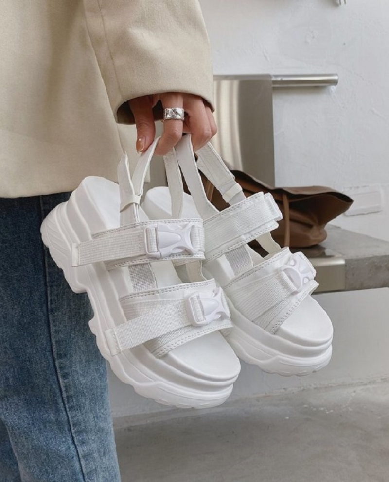 Sandalias playa store mujer plataforma