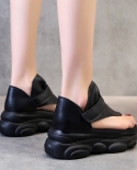 2022 Womens Platform Casual Slippers Summer Platform Wedge Flip Flops Ladies Beach Slippers Campus Style Girls Sandals