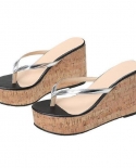 Open Toe Wedge Sandals Women Platform High Heel Slippers Woman Pinch Toe Casual Shoes 2022 Summer New Fashion Womens Fl