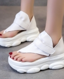 Womens Platform Sandals 2022 Summer New Thong Womens Sandals Fashion High Heeled Womens Shoes  Fashion Sandals Women