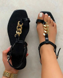 Explosive Fashion New Womens Sandals 2022 Summer Casual Sandals Womens Outdoor Comfortable Chain Beach Sandals Women