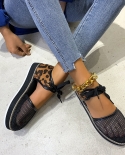 Ladies Sandals Mesh Fabric Breathable Lace Up Thick Sole Women Shoes 2022 Fashion Outdoor Beach Casual Comfortable Women