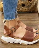 Womens Sandals 2022 New Open Toe Sandals Womens Casual Comfortable Outdoor Womens Shoes Trend Middle Heel Womens San