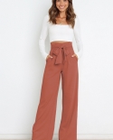 Fashion New Womens Casual Loose Straight Pants Trousers Pants